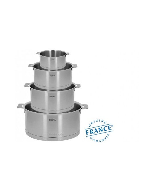 CASSEROLE CRISTEL Strate Amovible Inox 12, 14, 16, 18, 20 cm BELLYNCK